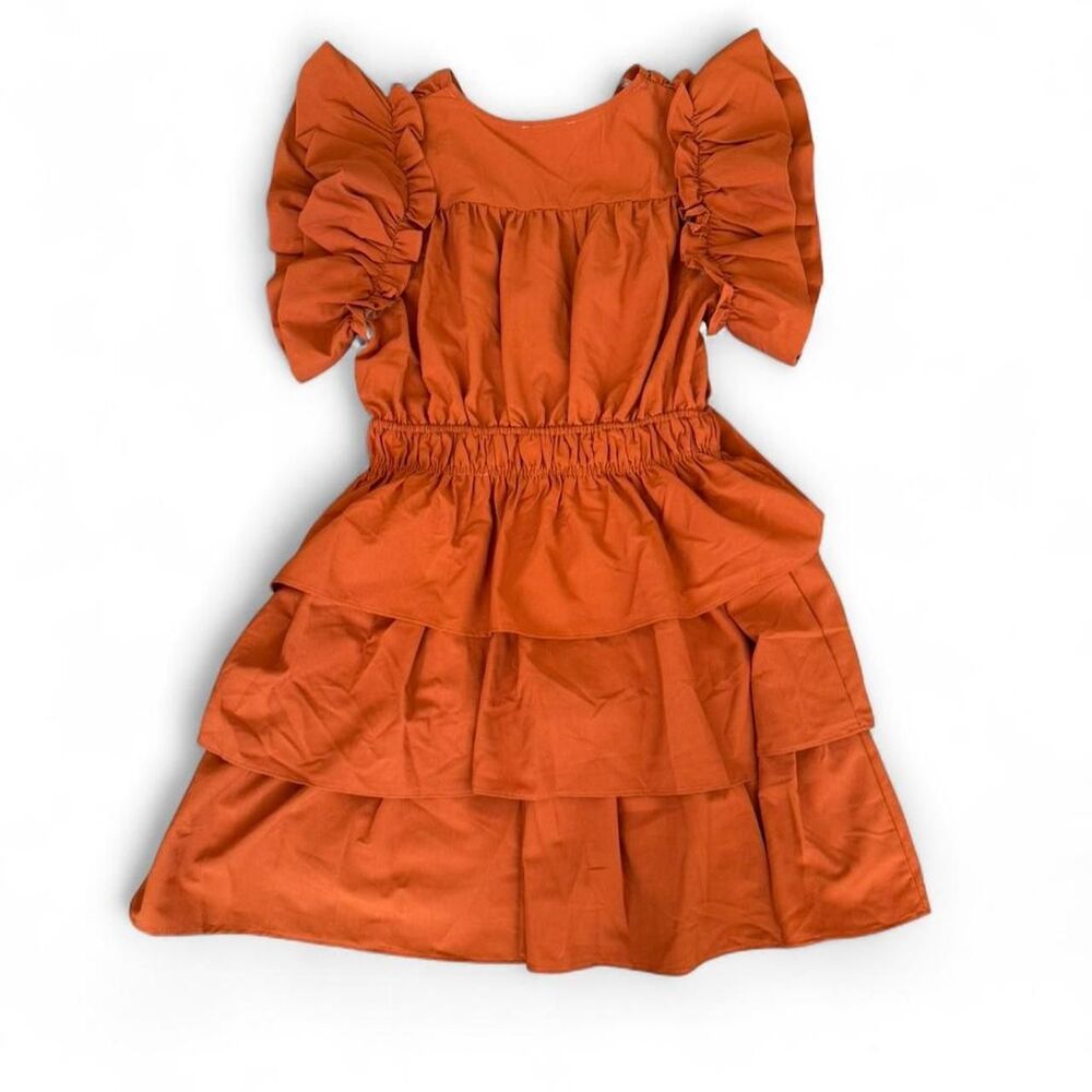 Entro Women's Rust Orange Dress Size M - Picture 6 of 6